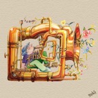 le fiston en pleurs<br> le piston en fleurs